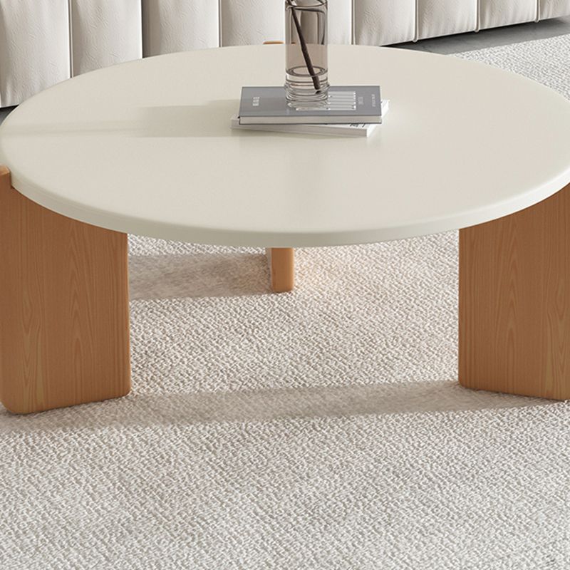3 Legs Coffee Table Set Modern No Distressing Round Wood Coffee Table