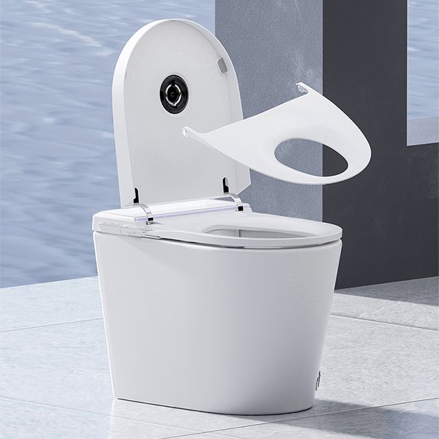 Modern Floor Mounted White Urine Toilet Siphon Jet Toilet Bowl with Toilet Seat