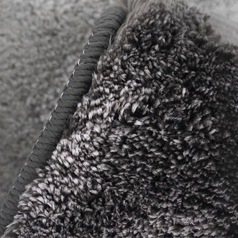 Light Color Simplicity Area Rug Polyester Solid Rug Non-Slip Backing Indoor Rug for Living Room