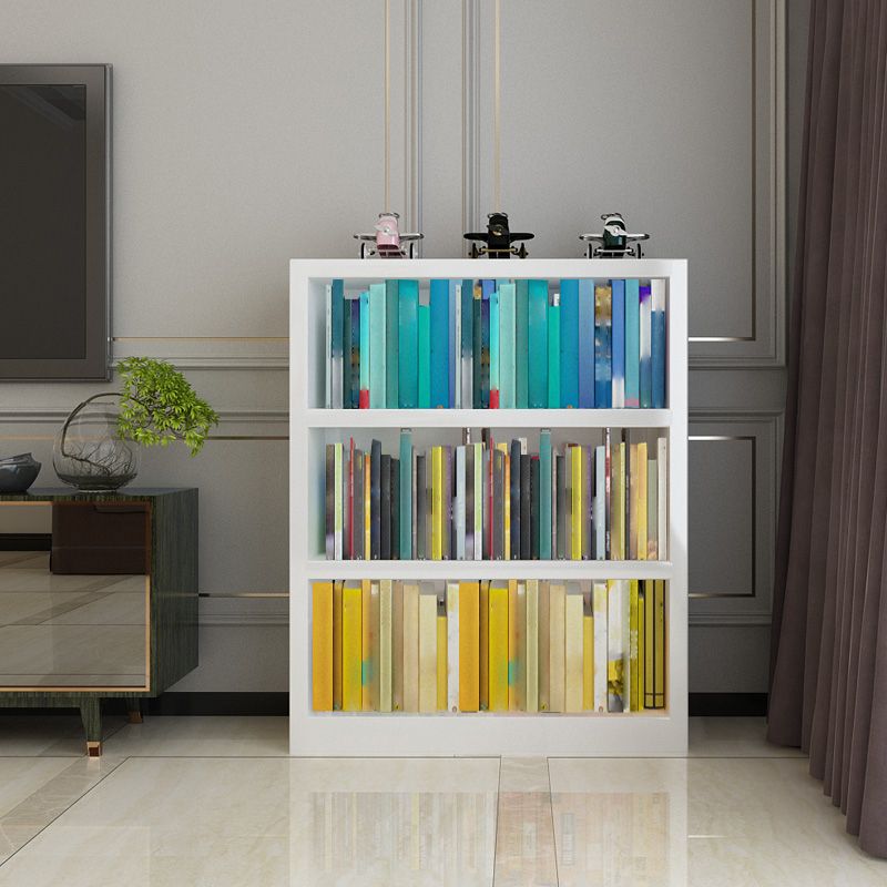 White Modern Style Bookshelf Engineer Wood Bookcase for Home