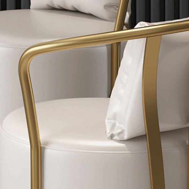 1/3/4 Pcs Metal Modern Dining Room Set with Round Table and Pedestal Base Dining Set