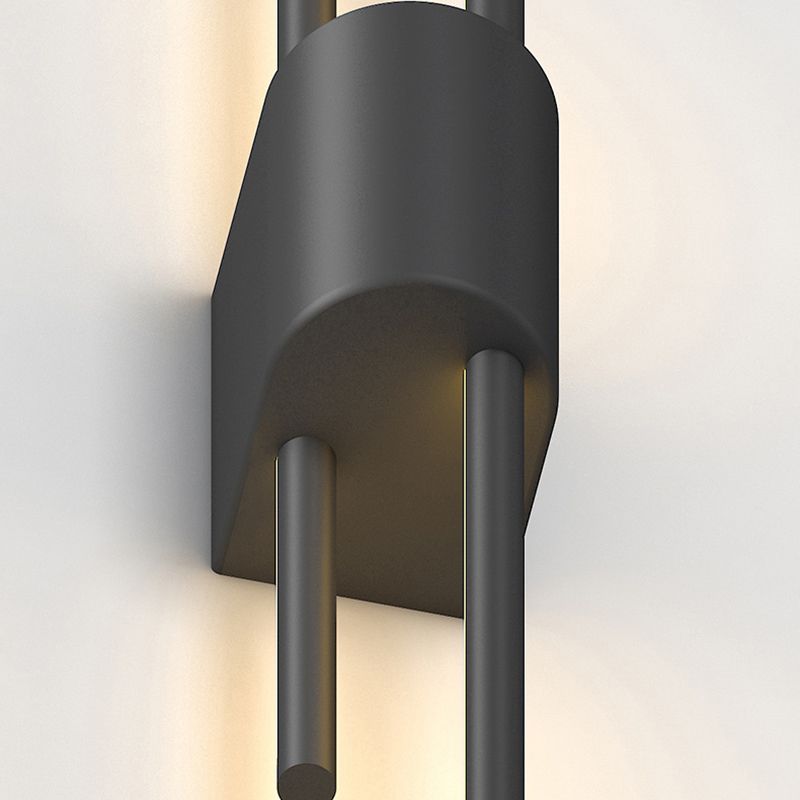 Metal Multi Lights Wall Mount Lighting Linear Modern Style Sconce Light Fixtures
