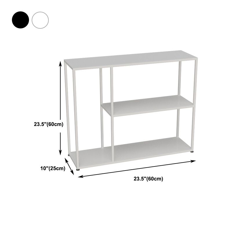 Etagere Metal Bookshelf Industrial Open Back Storage Bookcase