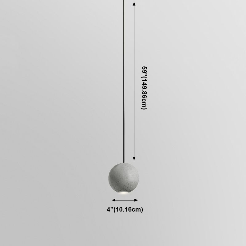 Moderne Moon Planeet Shade Hanging Light Resin 1 lichte hanglamp voor woonkamer