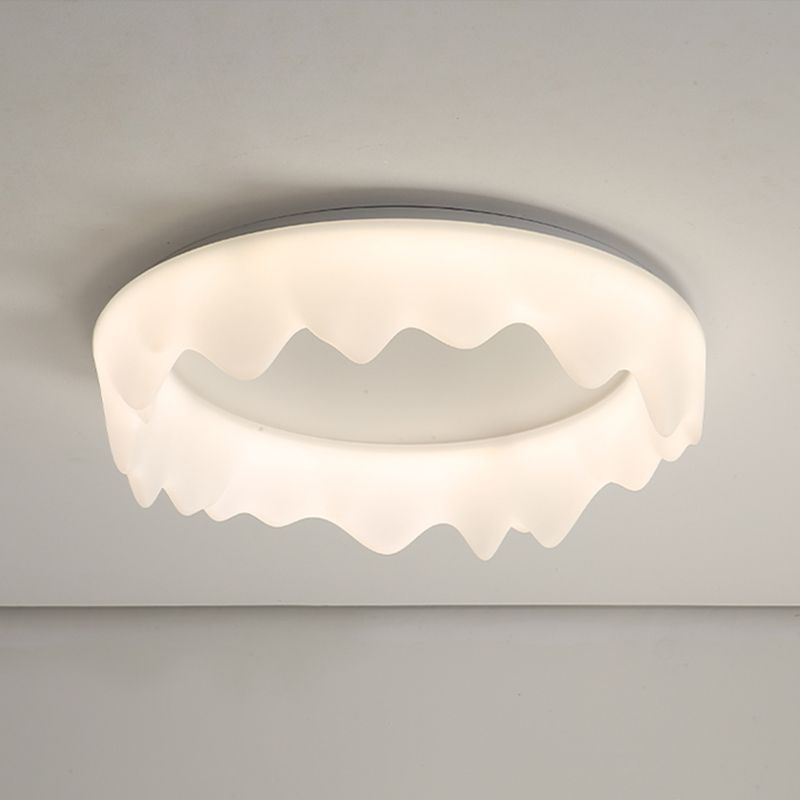 Crown Living Room Ceiling Light Fixture Metal LED Nordic Ceiling Mount Lamp Fixture
