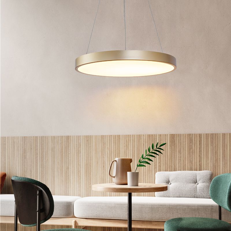 Noordse moderne eenvoudige stijl LED kroonluchter hanglamp voor slaapkamer woonkamer eetkamerstudie