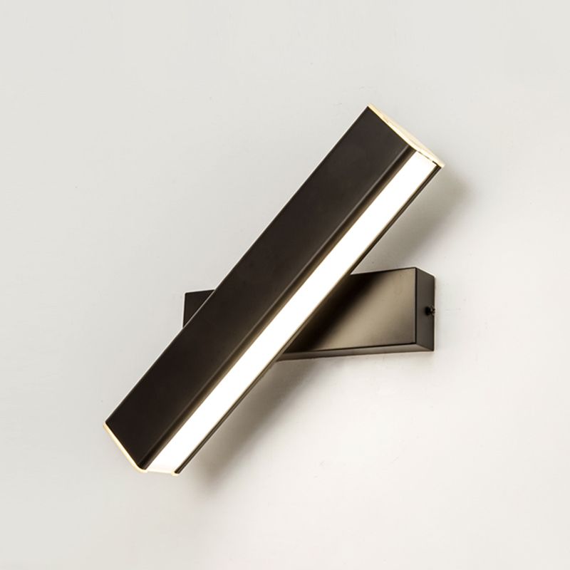 Rectangle Shade 1-Light Wall Light Sconces Aluminum Modern Style Wall Mounted Lamp
