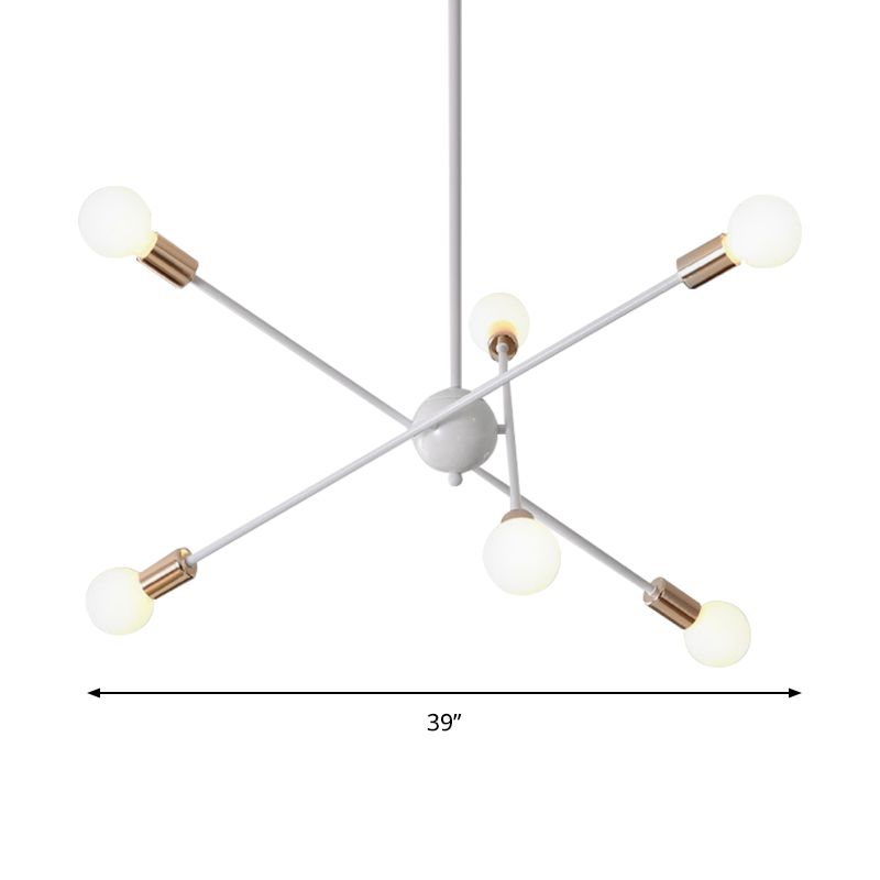 Metal Line Spark Chandelier eigentijds hanglamp voor keuken eetkamer