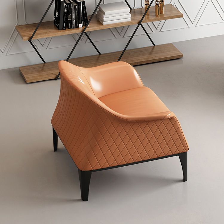Living Room Mid-century Modern Accent Armchair Solid Color Arm Chair