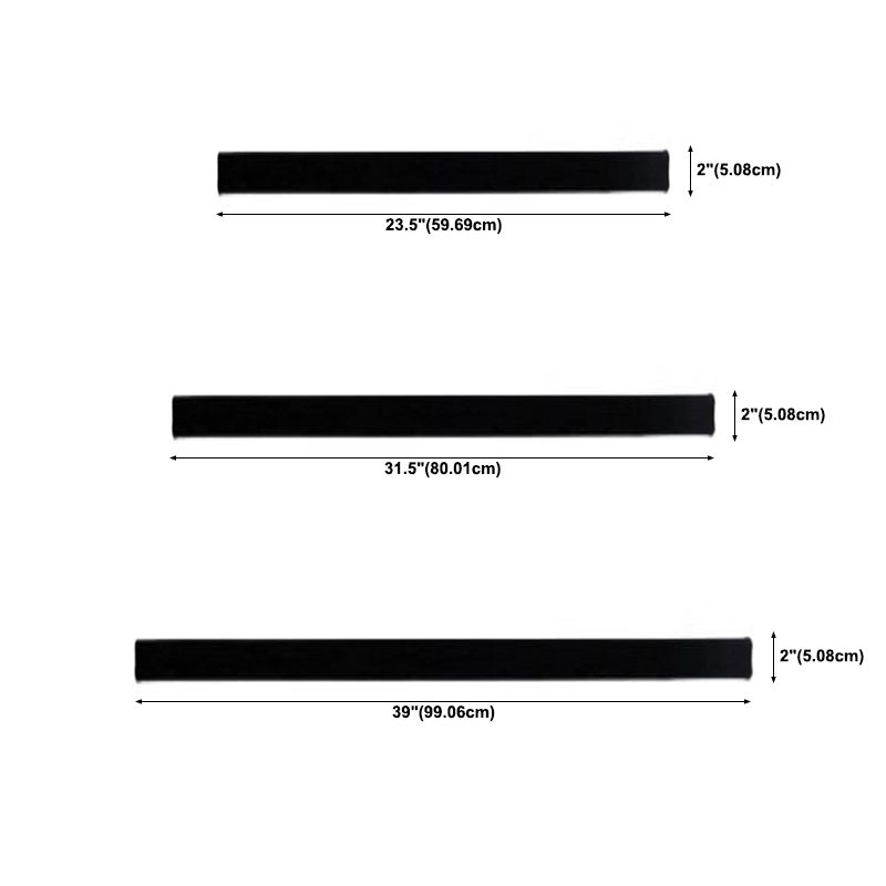 Linearer Schatten Metall Wandleuchten moderner Stil 1-Licht-Wandmontage Licht