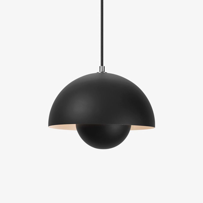 Postmoderne Kuppel Anhänger Lampe Metall 1-Licht-Licht für Esszimmer
