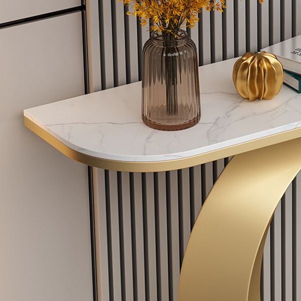 Glam Console Accent Table Antique Finish Stain Resistant Console Sofa Table