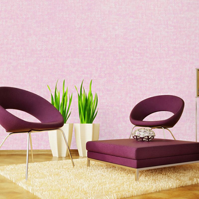 Pastel Color Plain Texture Wallpaper 20.5"W x 33'L Non-Pasted Decorative Wall Covering