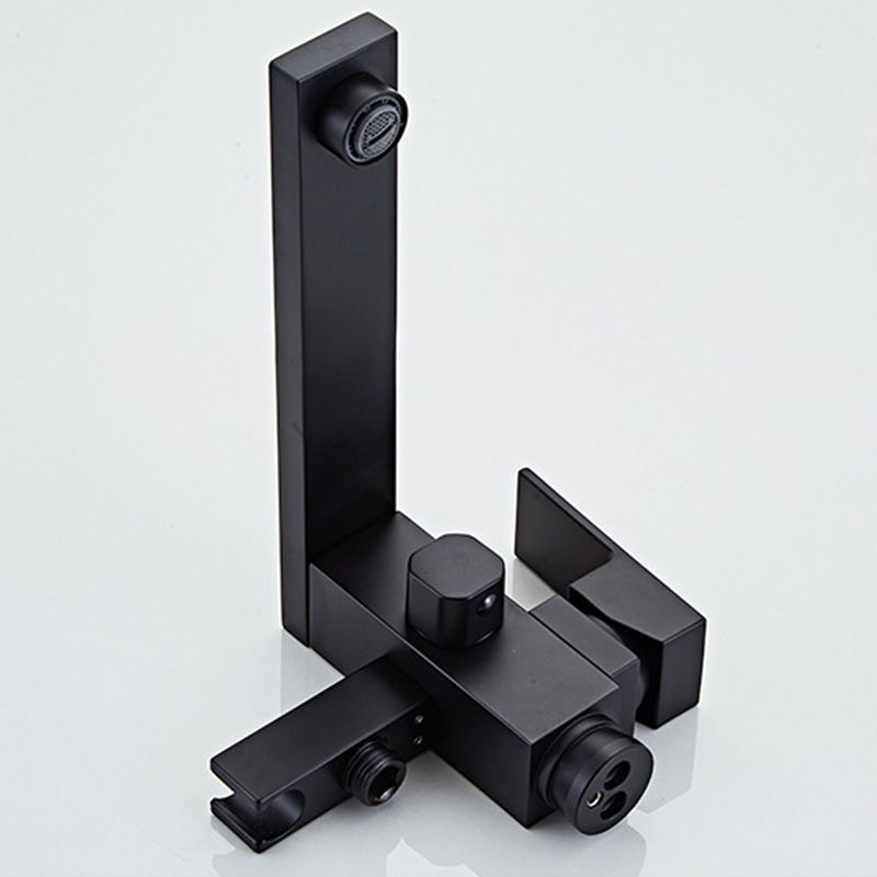 Modern Floor Mounted Freestanding Faucet 1-Handle Fixed Bath Filler Trim