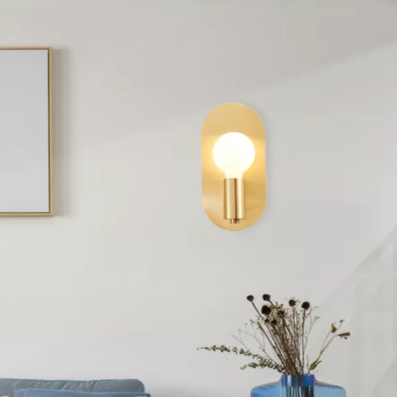 Nordic Style Vanity Light Metal 1 Light Vanity Lamp for Shower Room