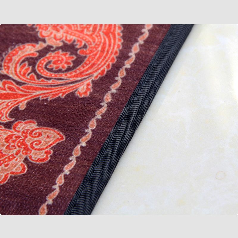 Fancy Traditonal Area Rug Antique Pattern Polyester Rug Stain Resistant Area Carpet for Home Decor