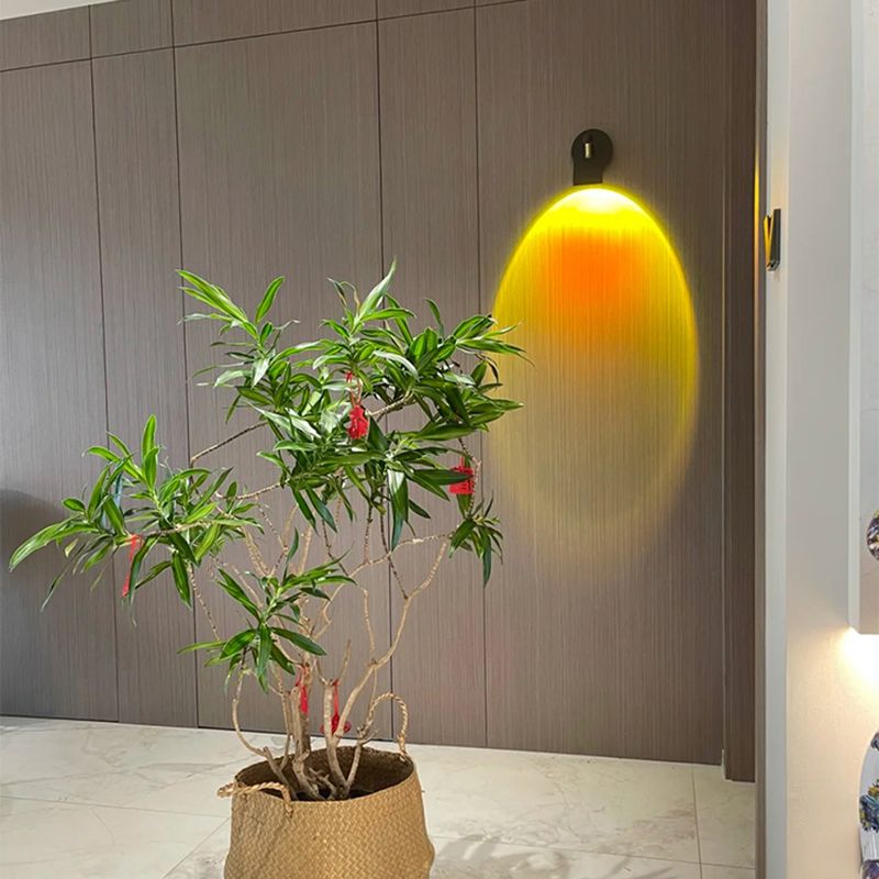 Lampada a parete a LED armata a 1 luce moderna a parete in metallo Montaggio per soggiorno