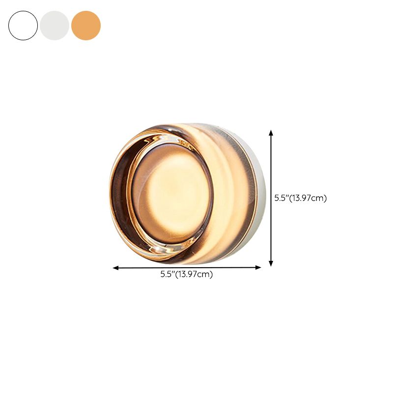 Modern 1 - Light Bath Sconce in Metal and Acrylic Bathroom Vanity Lighting