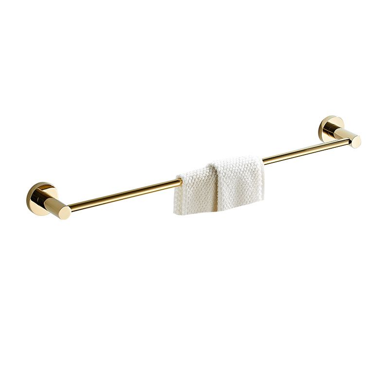 4 Piece Traditional Bathroom Accessory Set Brass Bathroom Set in Matte Gold