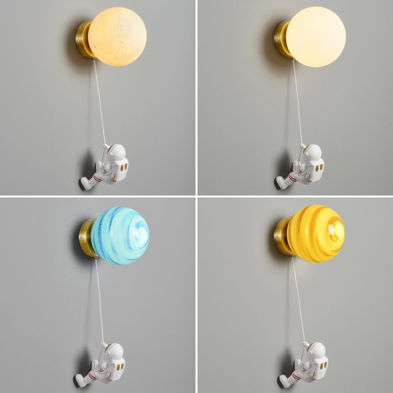 Children Polish Finish Lighting Flush Mount Wall Light for Foyer