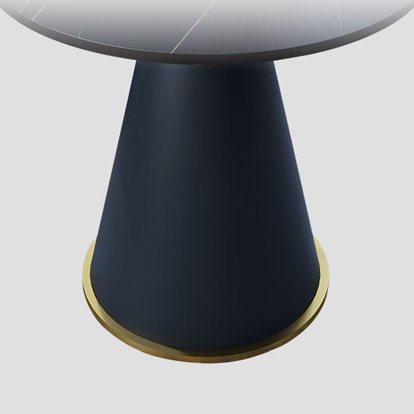 Round Table 23.6'' Dinette Table Traditional Luxury Dinner Room Table with Pedestal Casual