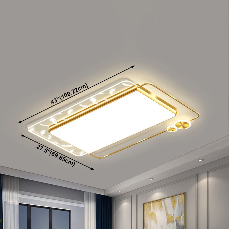 Plafonniers encastrés Simplicity avec plafonnier LED à motif de plumes
