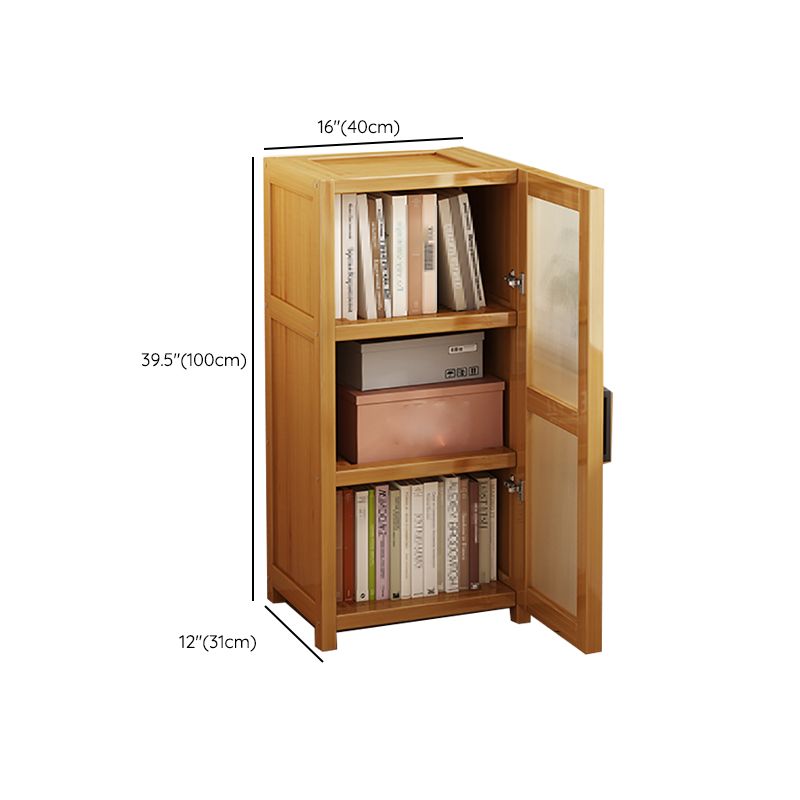 Vertical Engineered Wood Bookshelf Contemporary Closed Back Bookcase