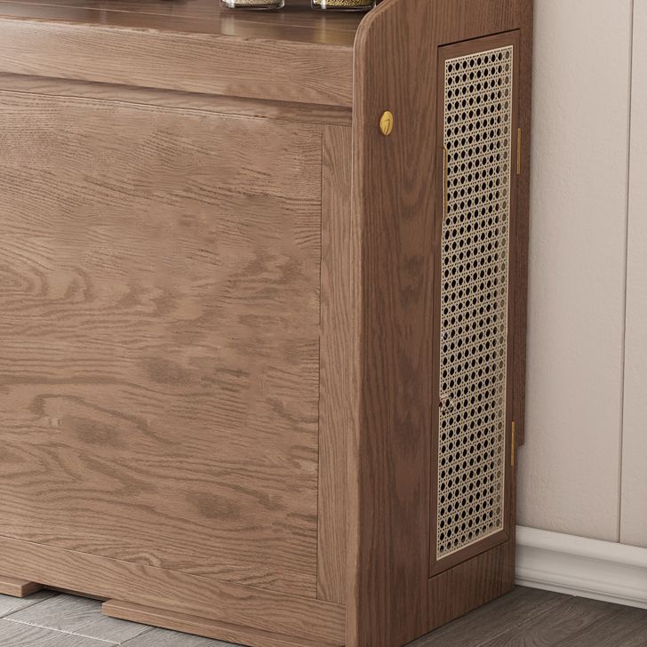 Mesa de comedor de madera rectangular de 55.1 pulgadas Mesa de madera maciza de mediados de siglo Moderno para el hogar