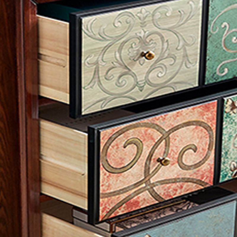 16.38-inch W Dresser American Traditional Solid Wood Storage Chest