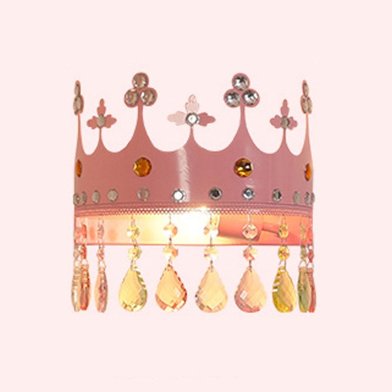 Nordic Style Wall Mount Light Crown Shape Wall Lamp for Children's Room