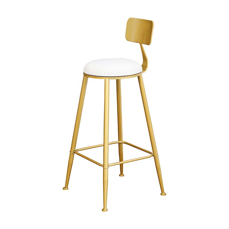 Glam 1/2/3/4/5 Pieces Round Bar Table Set Fixed Table Counter Set for Dining Room