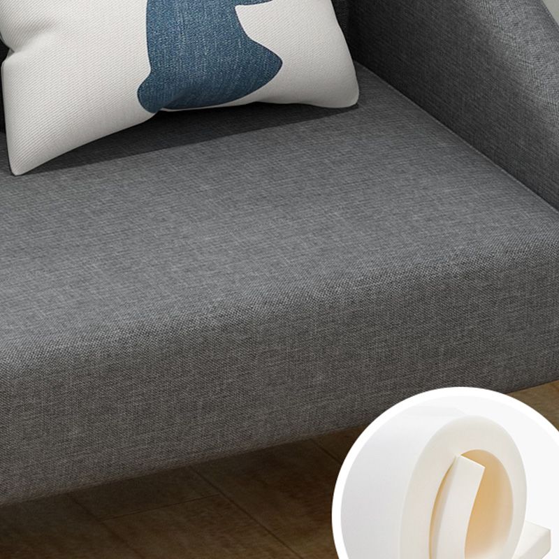 Arms Included Barrel Chair Pillow Back Accent Chair, 23.62" W √ó 23.62" L √ó 30.71" H