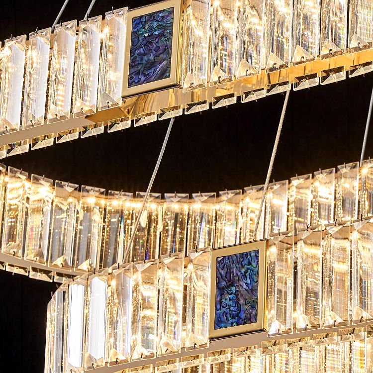 Crystal Hanging Pendant Lights Contemporary Hanging Lamps for Dining Room