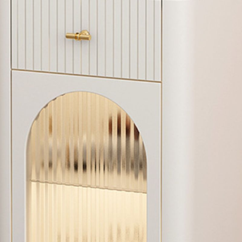 11.7 Inch Width Stone Storage Chest Classic Glam Storage Chest Dresser