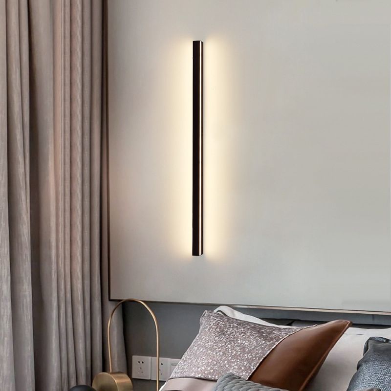 Modern Style Linear Wall Sconce Lights Metal 1 Light Wall Lighting Ideas