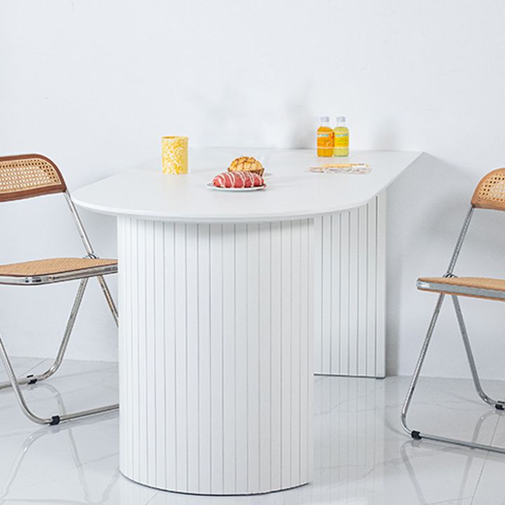 Modern Style Dining Table Double Pedestal Dining Table for Home Use