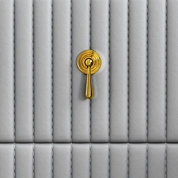 Contemporary Glam Storage Chest Stone Vertical Storage Chest Dresser for Bedroom