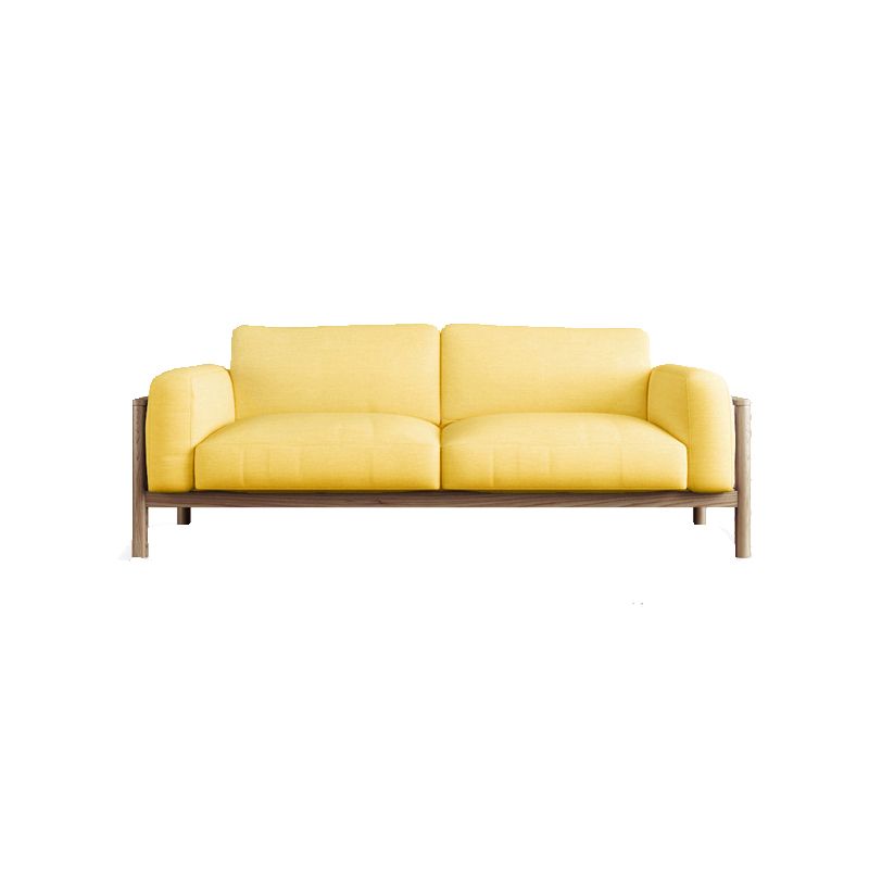 Fabric Loose Back Sofa 32.68" D x 59/66.93/78.74" W x 32.26" H Square Arm Sofa