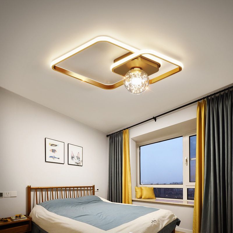 Lampe LED encastrée moderne, barre lumineuse créative pour chambre à coucher, Style moderne