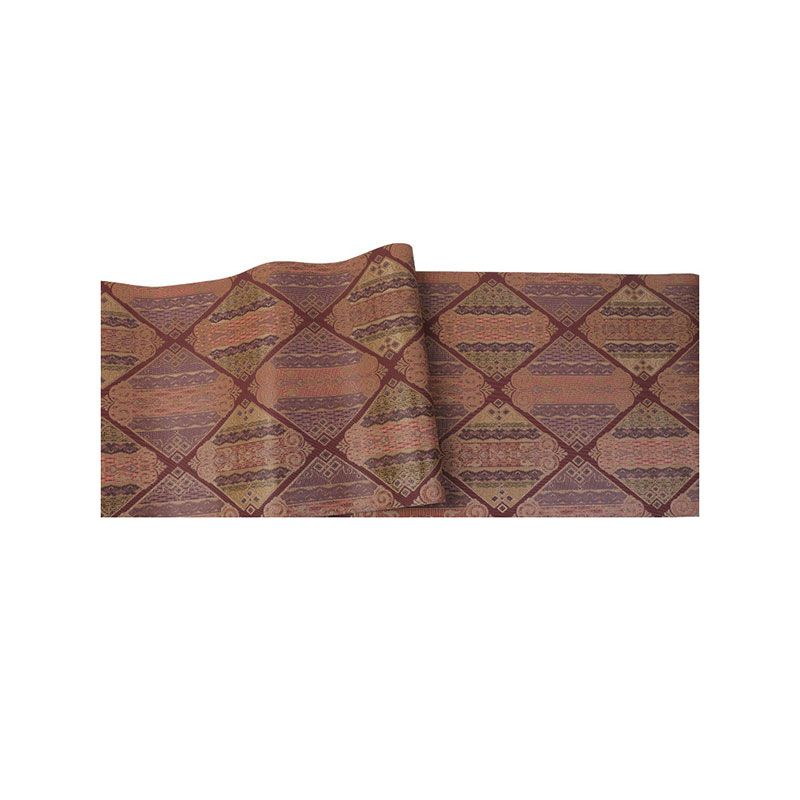 Non-Pasted Wall Art with Neutral Color Grid and Harlequin, 20.5-inch x 33-foot