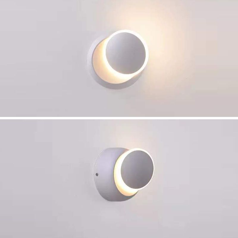 Plastic Sconce Light Modern Style Wall Sconce Lighting for Living Room