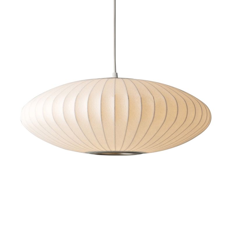 Lampada sospesa lanterna in tessuto MODERNO MODERNA Sospensione bianca Luce a sospensione