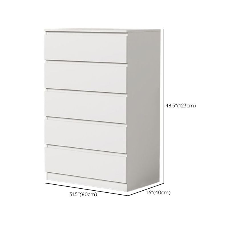 Ultra Modern Horizontal Double Dresser Wood Storage Chest Dresser for Bedroom
