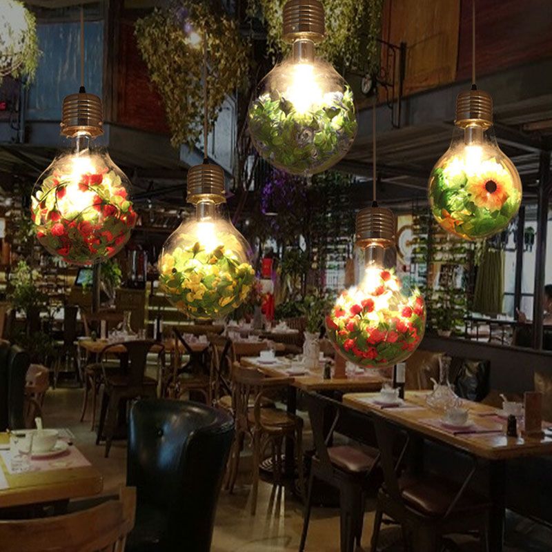 Moderne Kronleuchter -Anhänger -Glühbirnenform -Anlagen -Hängelampe (Dekorationen werden zufällig versendet)