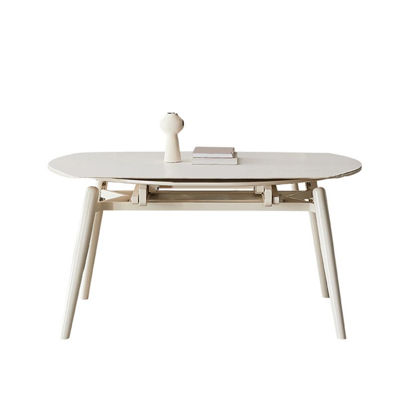 Modern 1/4/5/7 Pieces Dining Set Rectangle Stone Collapsible Dining Table for Dining Room