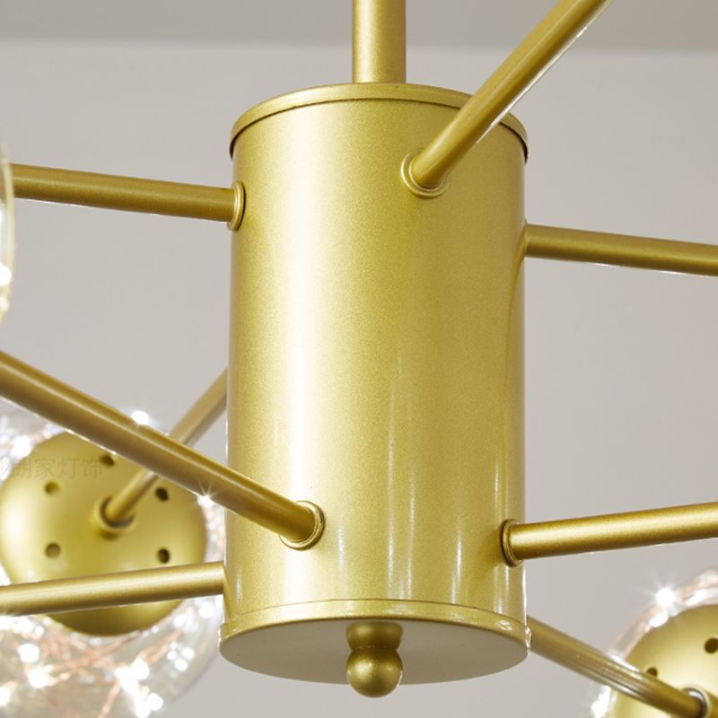 Kugeln Kronleuchter zeitgenössischer Kronleuchter Glas Multi -Leuchten hängen Leuchten