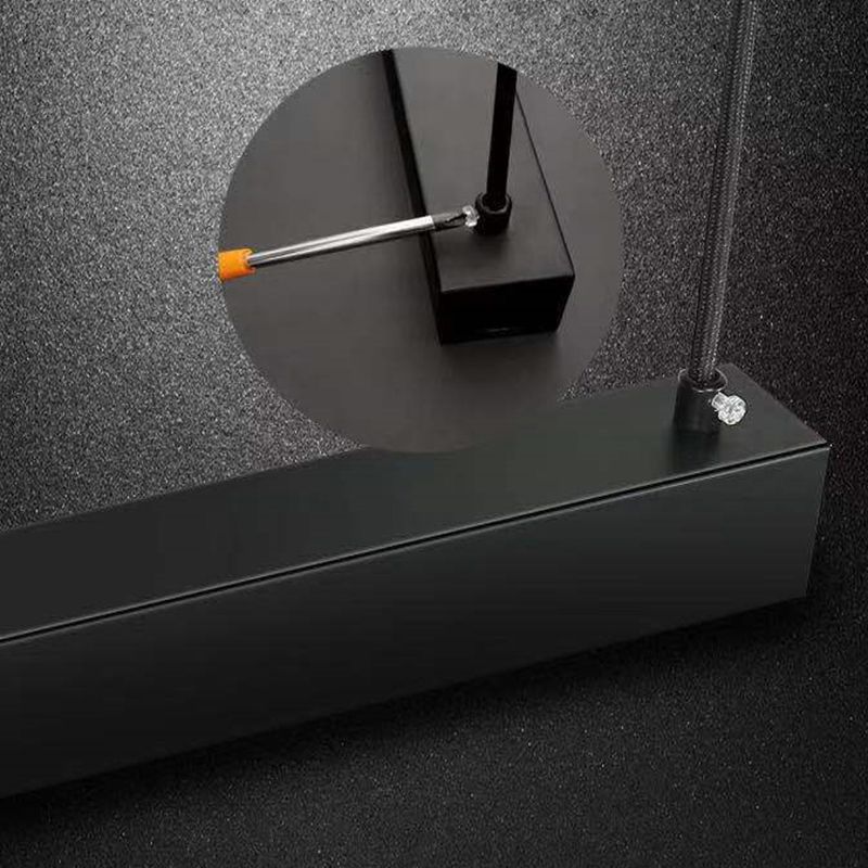 Estilo contemporáneo de forma lineal Luz de metal liviano de 1 luces de 1 luces