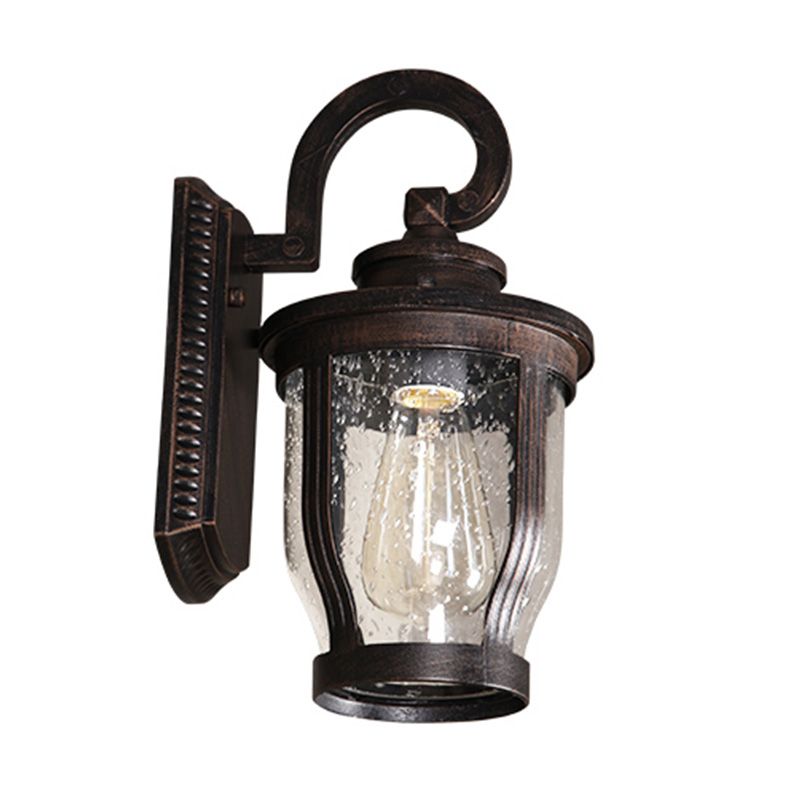 Wall Sconce Light Fixture Industrial Style Glass Shaded Wall Mounted Light Fixture