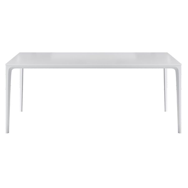 Sintered Stone Dining Table Industrial Style 4 Legs Base Rectangle Table for Home