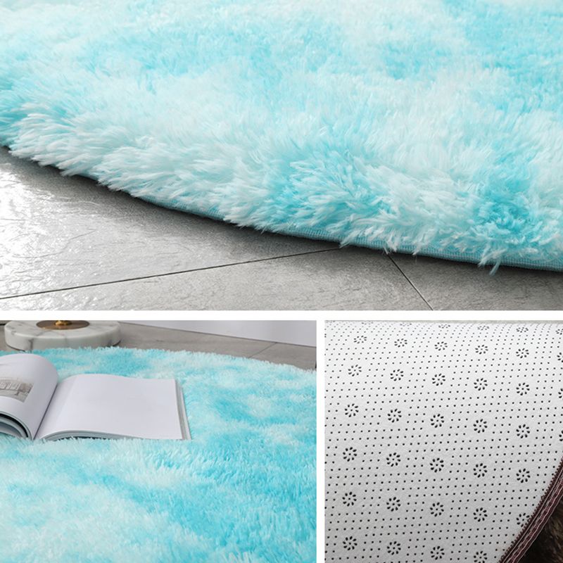 Alfombra de lujos de peluche alfombra antideslizante de la alfombra del área de cuidado fácil de lavado para dormitorio para dormitorio